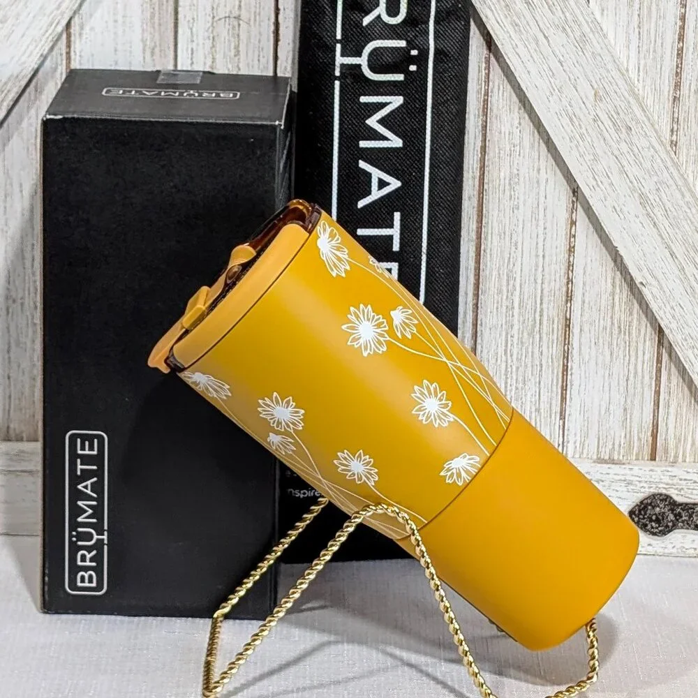 NWT LIMITED EDITION BruMate NAV 25oz Tumbler, SUN DAISY - Picture 3 of 6